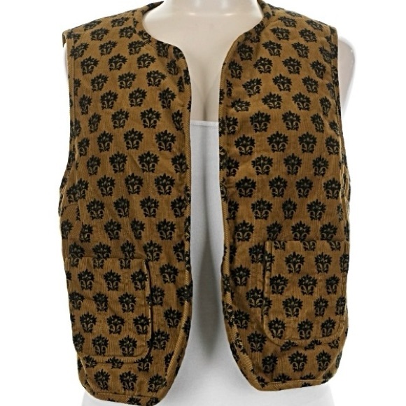 BODEN Cord Vest in Golden Olive Lily UK 10 / US 6 - Picture 5 of 8